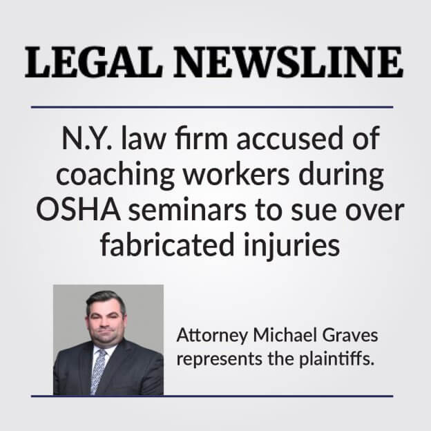 Legal Newsline article on OSHA seminar lawsuit